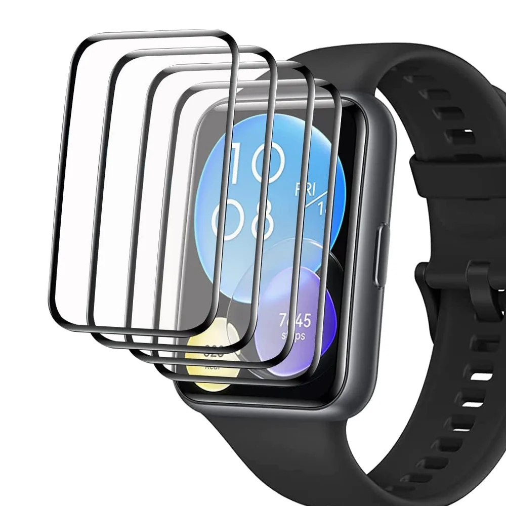 Watch Face Protector - Zacht Glas Voor Huawei Horloge Fit
