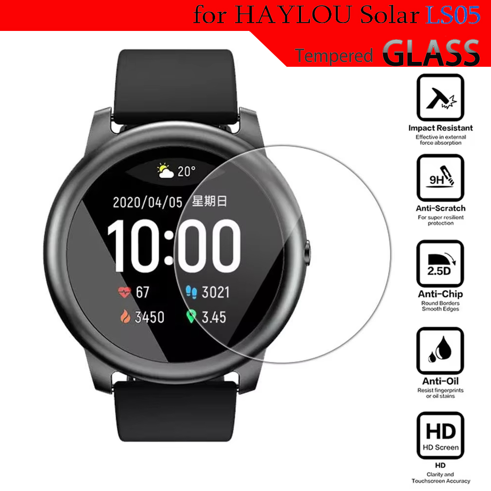 Garmin Smartwatch Accessories - Gehard glas voor HayLou Solar LS05