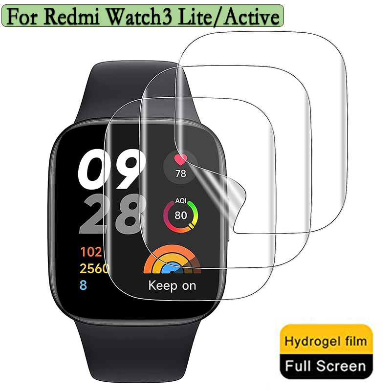 Watch Face Protector - 3/6 stks Hydrogel Beschermfolie Voor Redmi