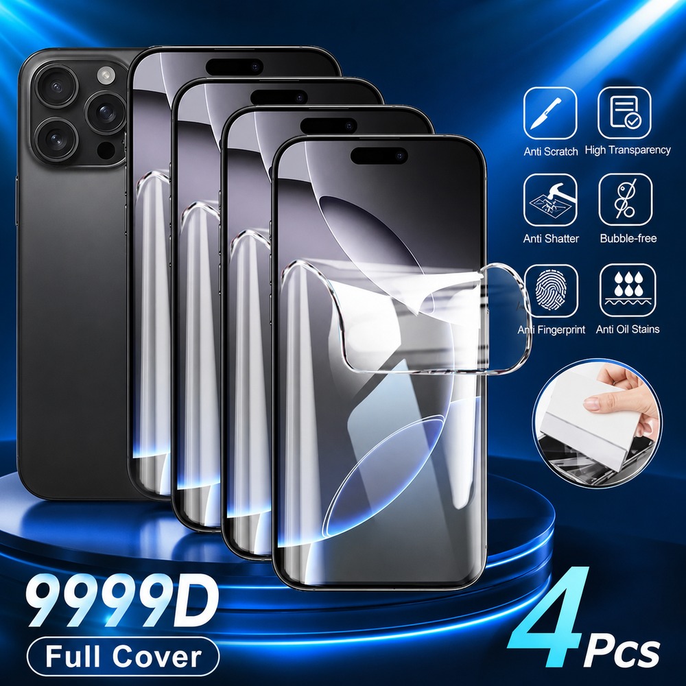 Realme Gt 6 - 4 stuks hydrogelfolie voor Realme GT