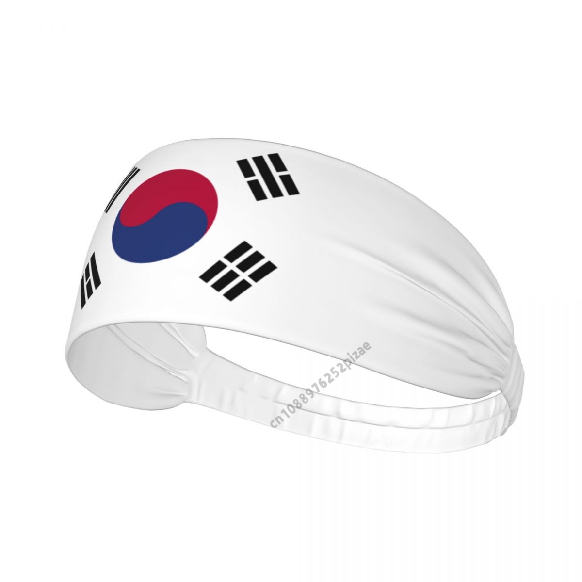 Milanaise Mesh Band - Zuid-Korea Vlag Mannen Vrouwen Bands Elastische