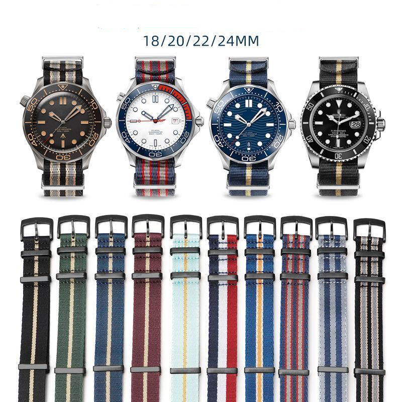 Nylon Nato Strap - Superieure Nylon Horlogeband voor OMEGA Seamaster