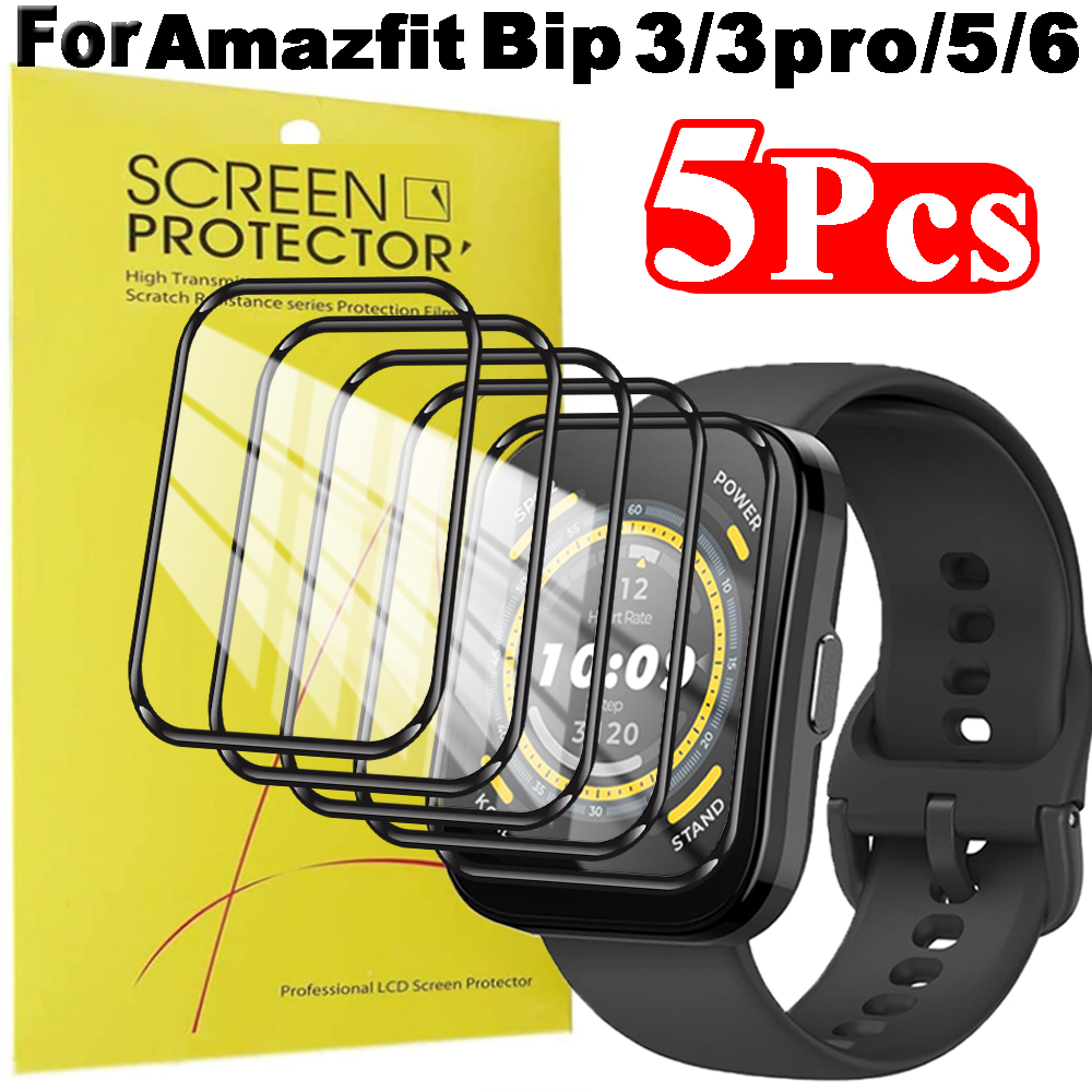 Amazfit Smartwatch Accessories - 1-5 Stuks HD Screen Protector voor