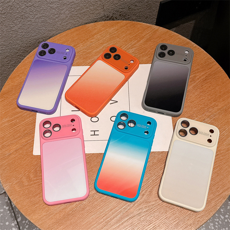 Apple Iphone 16 - Luxe Candy Kleuren Gradient Telefoonhoesje voor