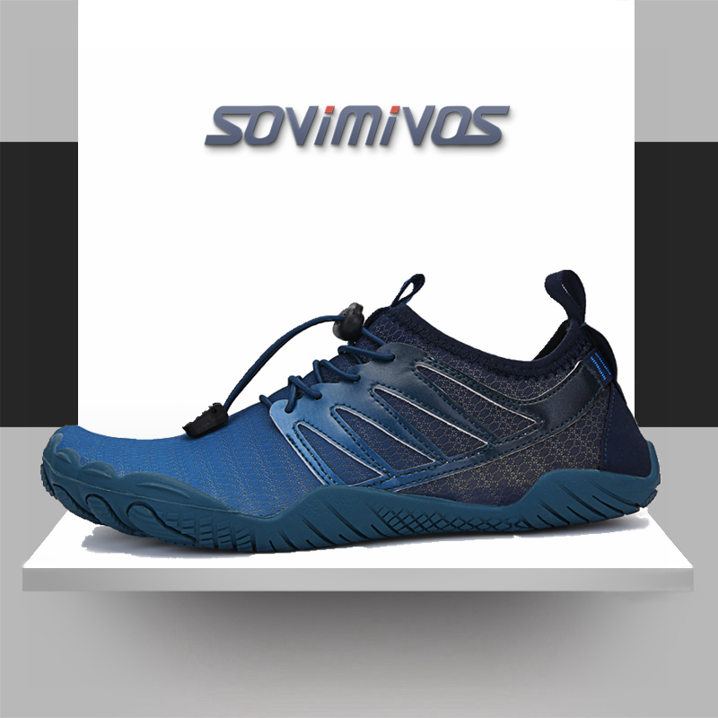 Milanaise Mesh Band - Mens Barefoot Vijf Vingers Schoenen Zomer