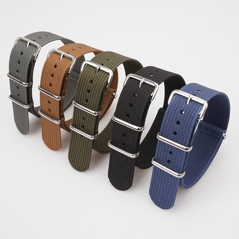 Nylon Nato Strap - Geribbelde nylon band voor Seiko militaire