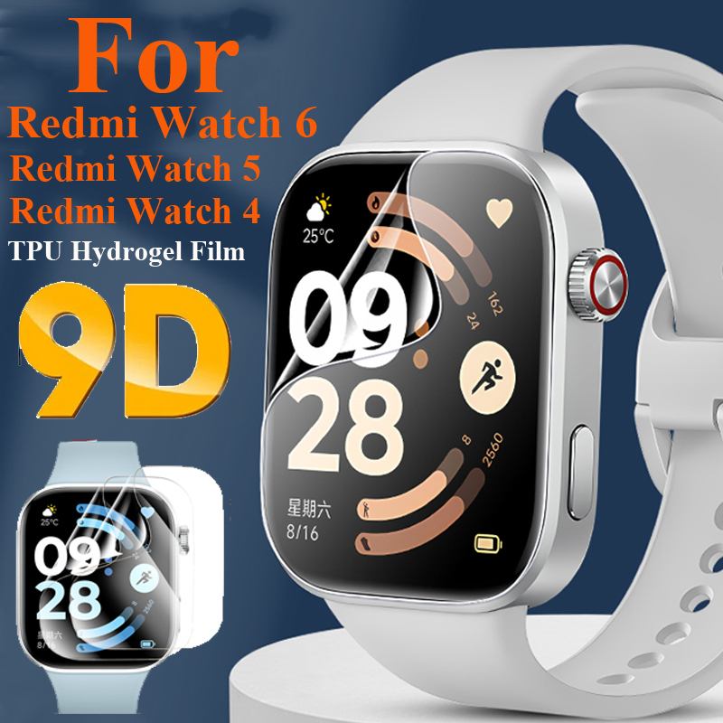Watch Face Protector - 1-5 STKS Hydrogel Beschermfolie Voor Redmi