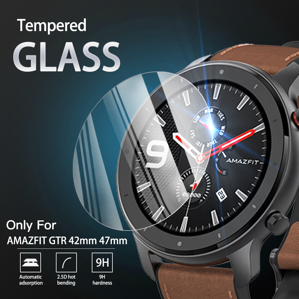 Watch Face Protector - 9H Gehard Glas Film Voor Amazfit