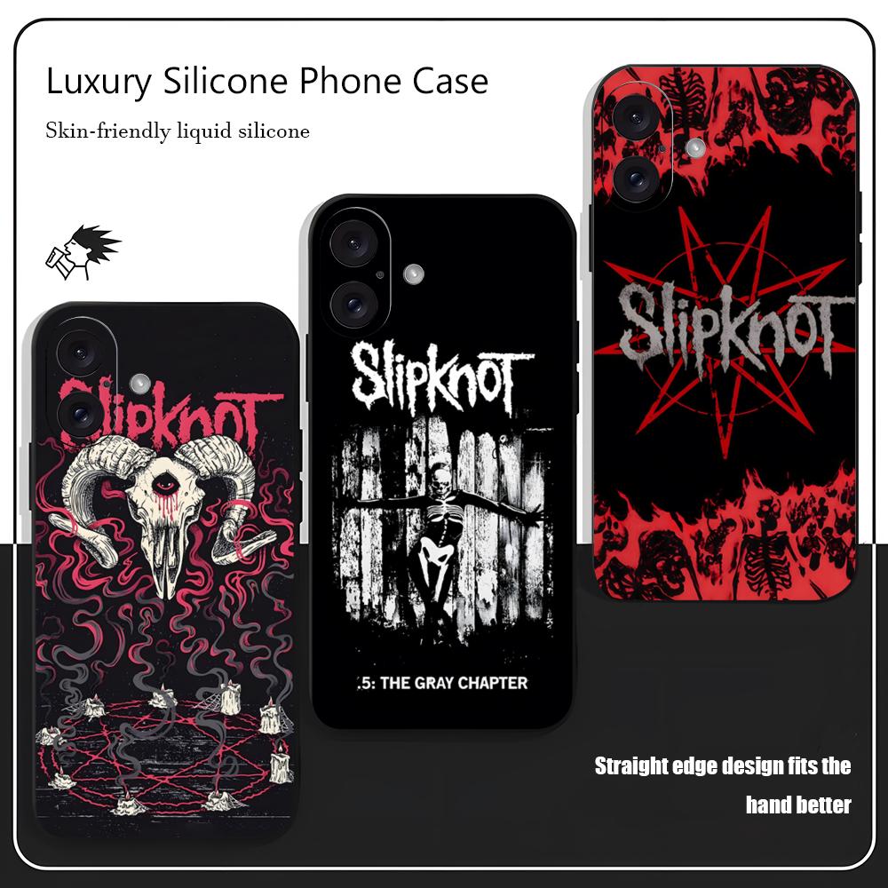 Apple Iphone 16 - S-Slipknot Popular Band Phone Case For