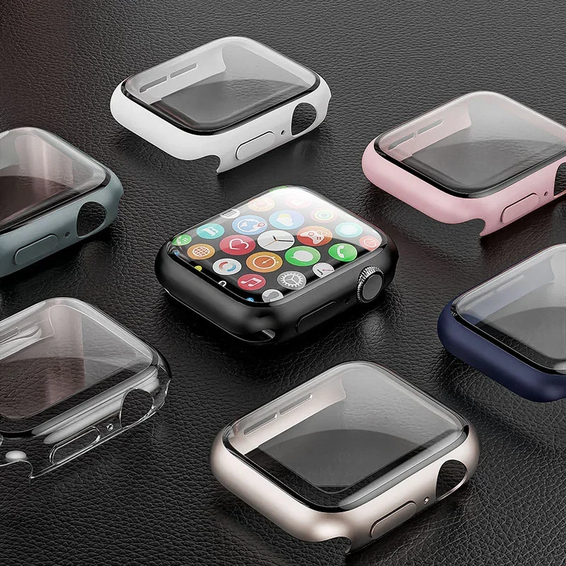 Gehard glas + cover voor Apple - Smartwatch Band Accessories recensie en prijs