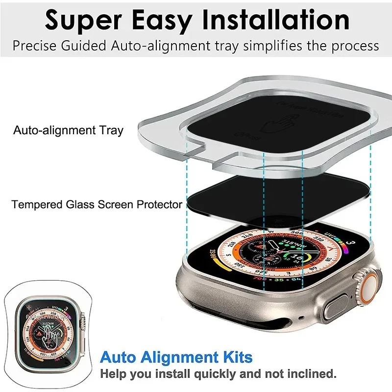 Gehard glas voor Apple Watch U - Watch Face Protector recensie en prijs