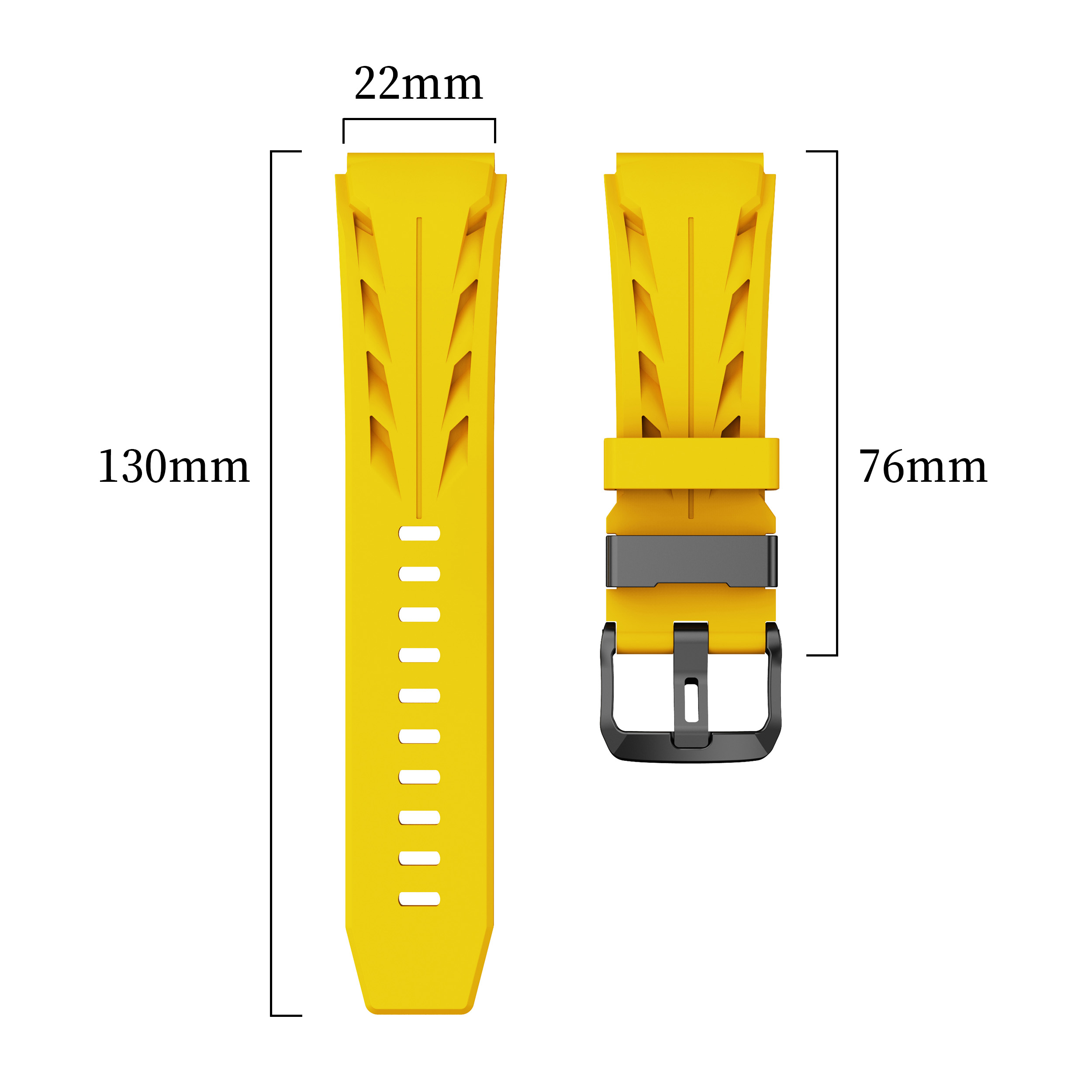 22mm siliconen band voor HUAWE - Titan Smartwatch Accessories recensie en prijs