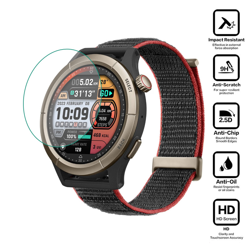 Hardglazen Smartwatch Hd Doorz - Amazfit Smartwatch Accessories recensie en prijs