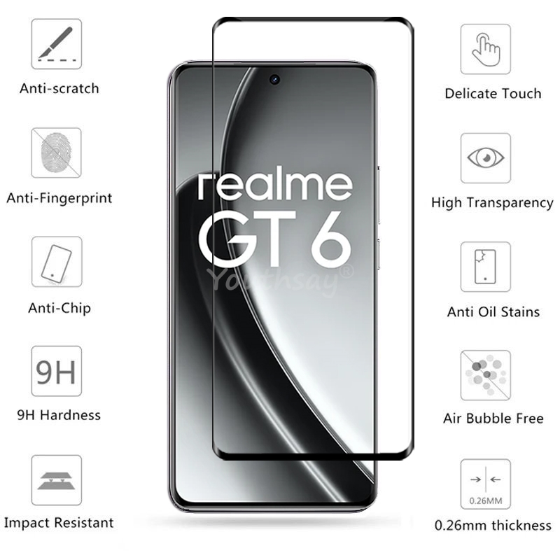 Volledig afdekglas voor Realme - Realme Gt 6 recensie en prijs