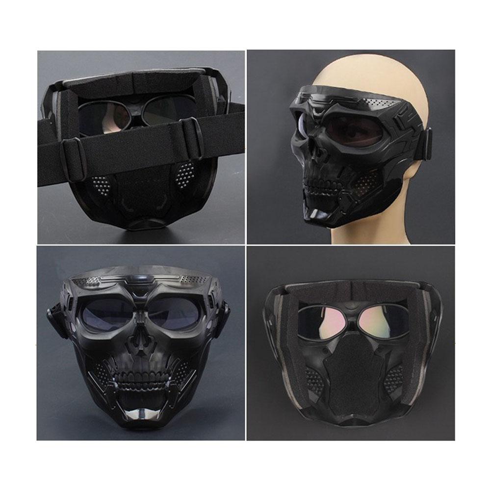 Creatief schedel motorrijmaske - Milanaise Mesh Band recensie en prijs
