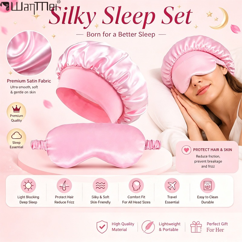   Satijnen Bonnet Slaapmaske - Milanaise Mesh Band recensie en prijs