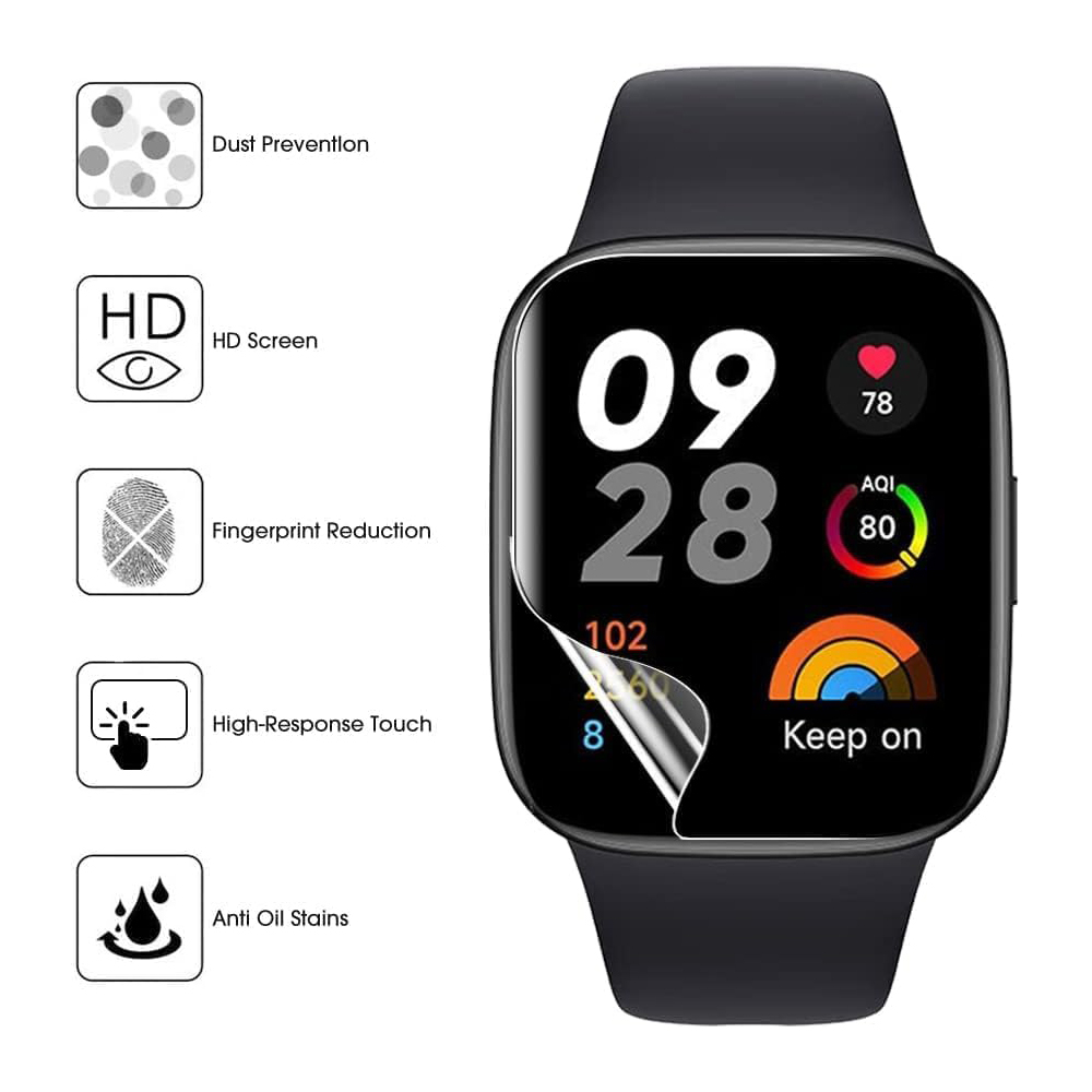 3/6 stks Hydrogel Beschermfoli - Watch Face Protector recensie en prijs