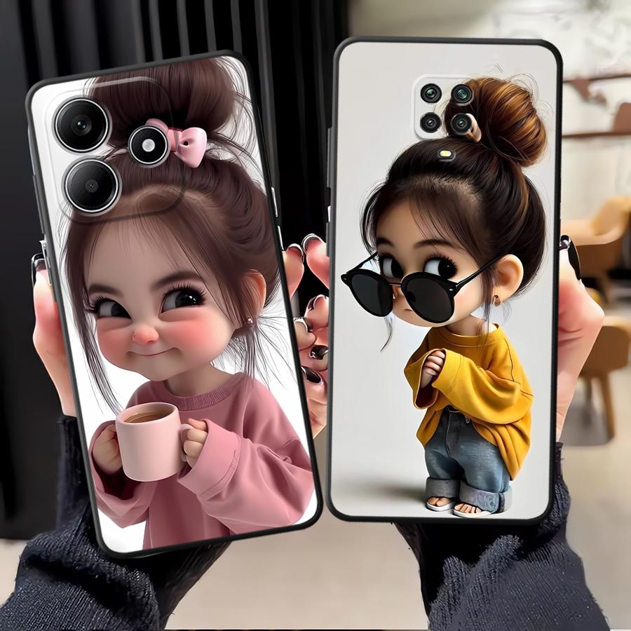Cartoonmeisjespatroon telefoon - Xiaomi Redmi Note 14 recensie en prijs