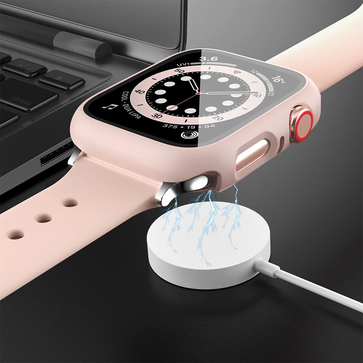 Gehard glas + cover voor Apple - Smartwatch Band Accessories recensie en prijs