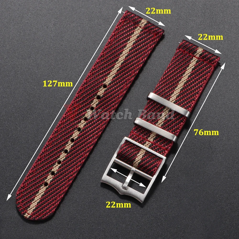 20 22 mm nylon band voor Tudor - Nylon Nato Strap recensie en prijs