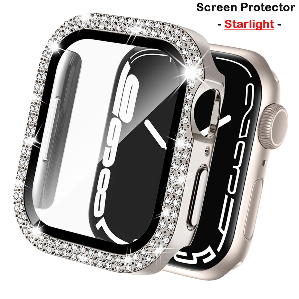 Diamanten Hoes Voor Appelhorlo - Smartwatch Band Accessories recensie en prijs