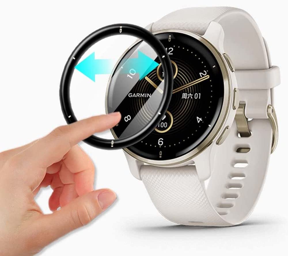 3D gebogen rand beschermfolie  - Garmin Smartwatch Accessories recensie en prijs