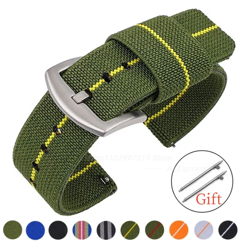 Nylon horlogeband 18 mm 20 mm  - Nylon Nato Strap recensie en prijs